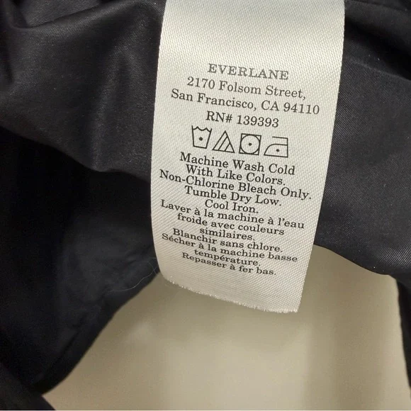 Everlane Quilted Ranch Jacket Chore Barn Corduroy Collar Black Size M - Picture 7 of 9